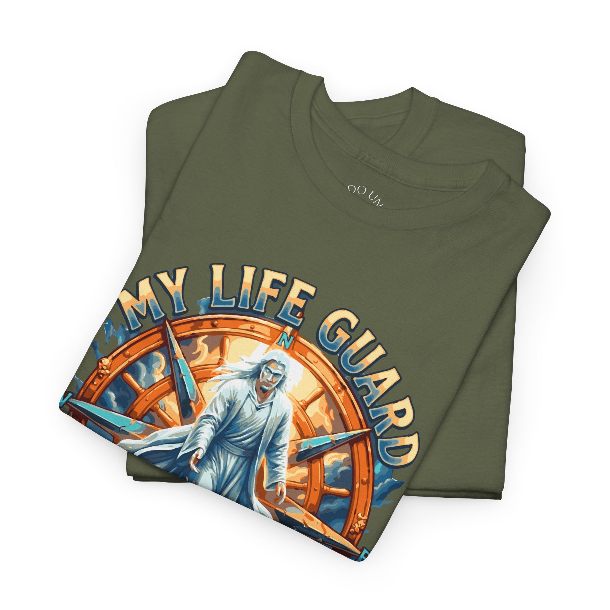My Life Guard Walks On Water Unisex Heavy Cotton Tee