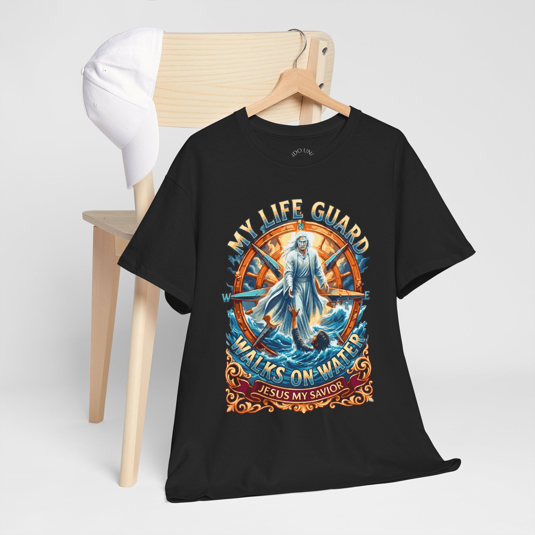 My Life Guard Walks On Water Unisex Heavy Cotton Tee