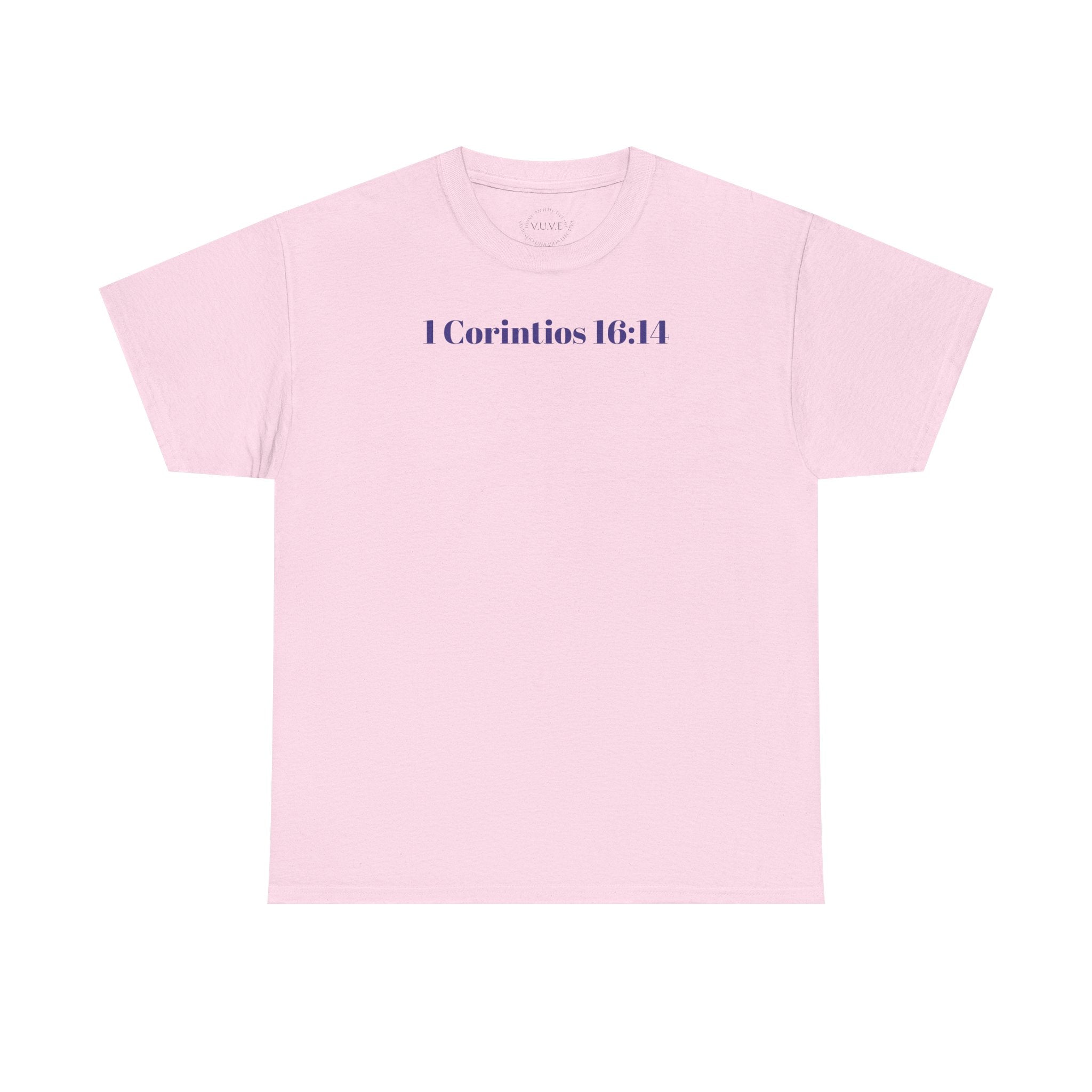 Do Everything in Love" 1 Corinthians 16:14 Christian T-Shirt Spanish bkop4