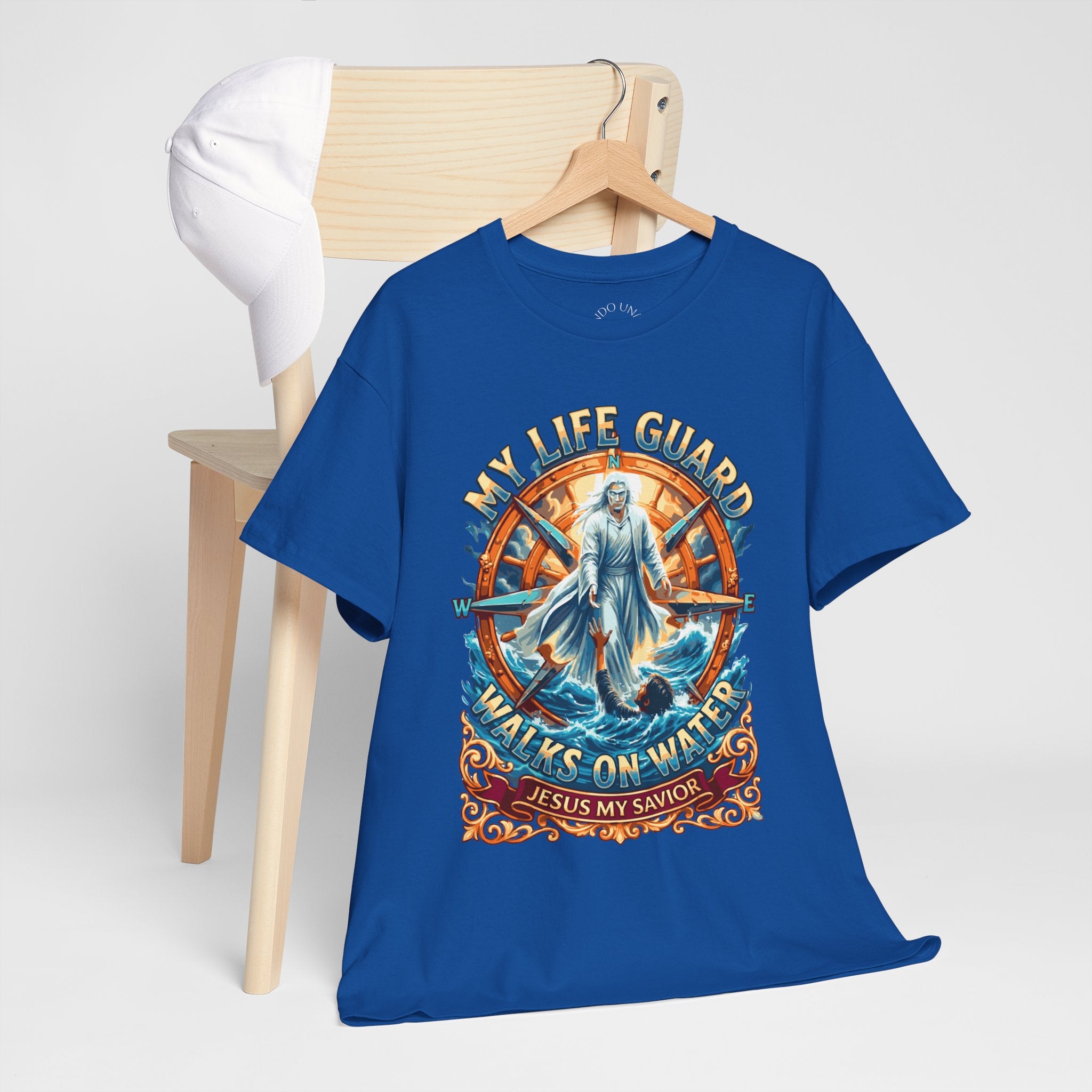 My Life Guard Walks On Water Unisex Heavy Cotton Tee