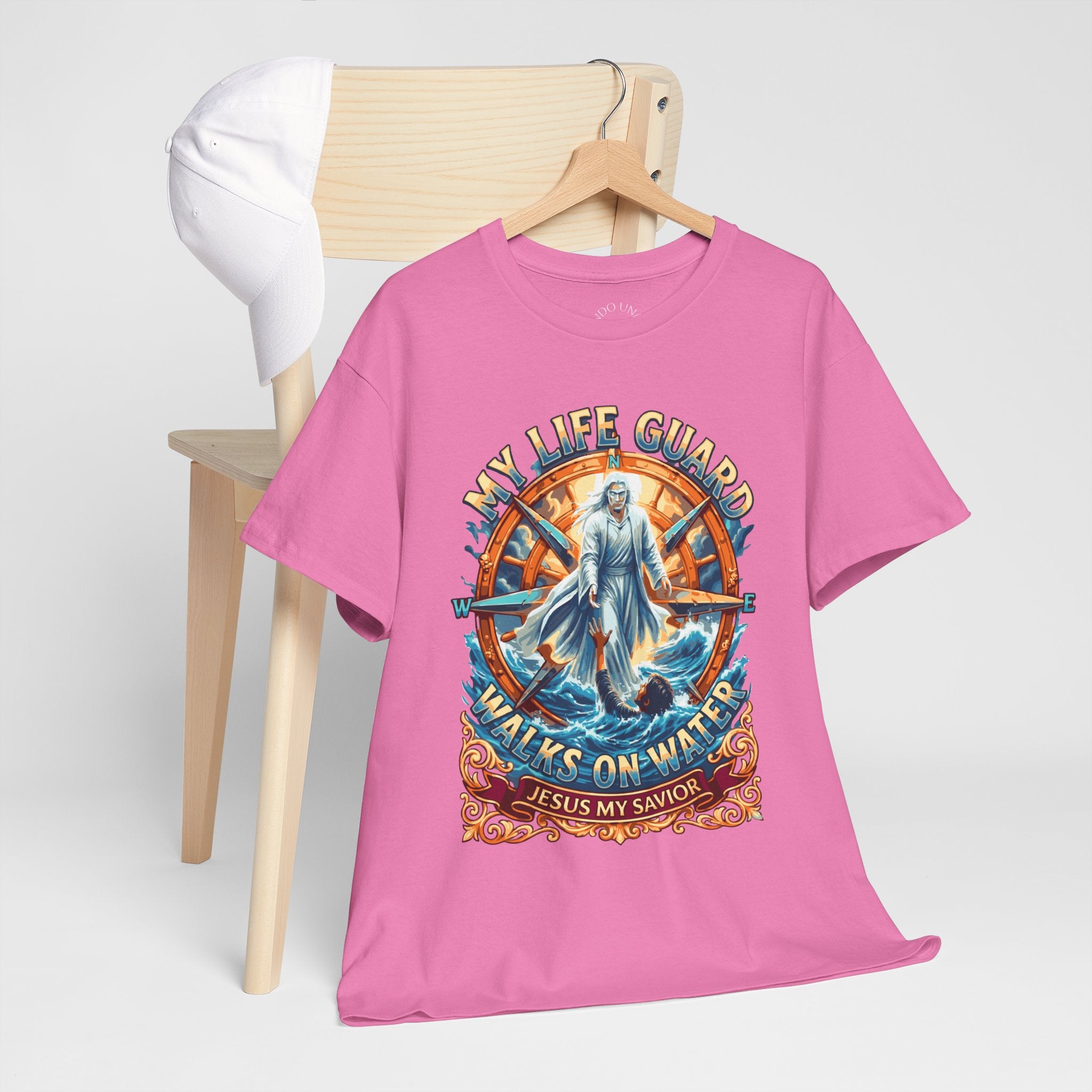 My Life Guard Walks On Water Unisex Heavy Cotton Tee