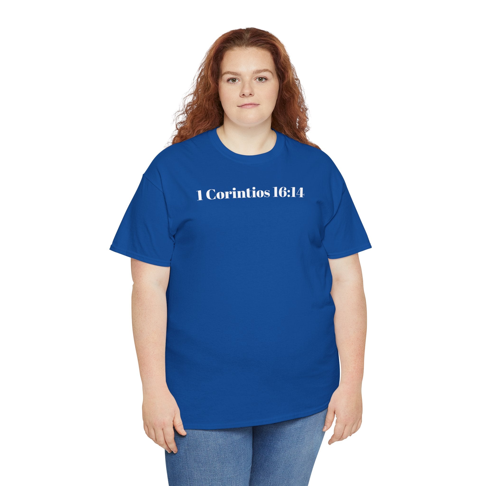 Do Everything in Love" 1 Corinthians 16:14 Christian T-Shirt Spanish bkop3