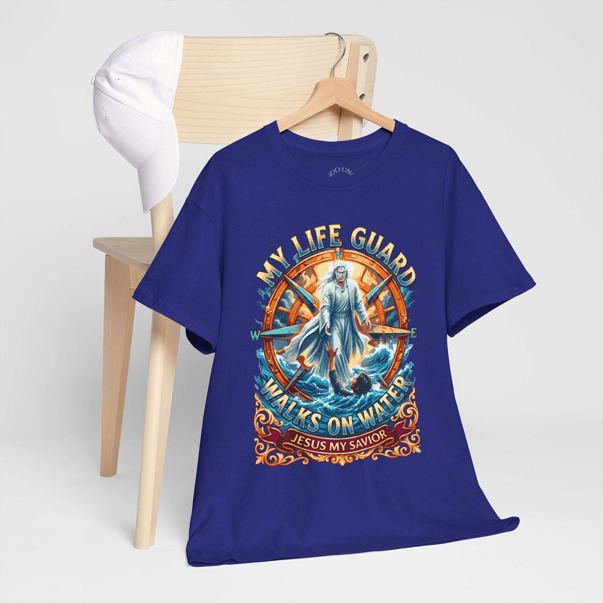 My Life Guard Walks On Water Unisex Heavy Cotton Tee