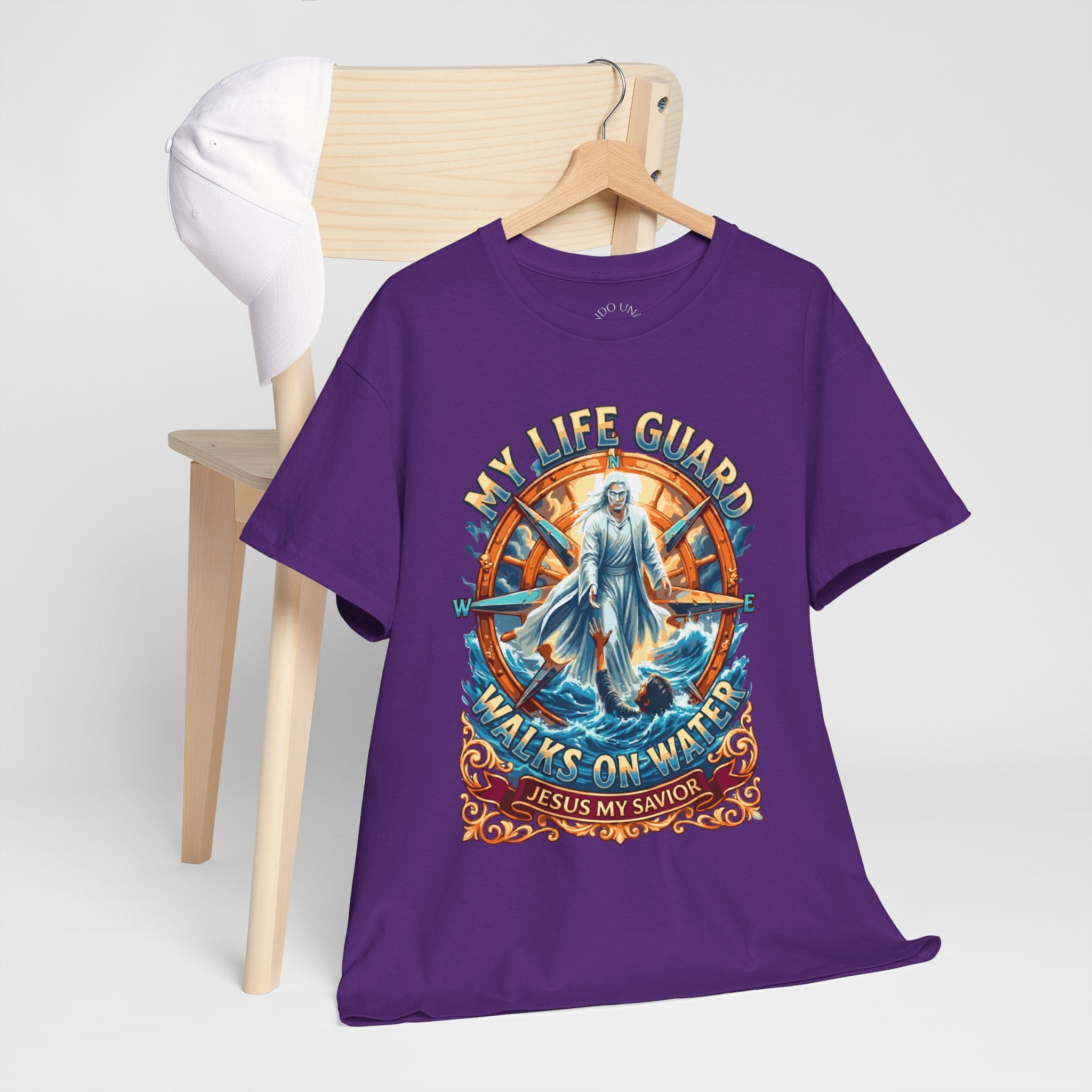 My Life Guard Walks On Water Unisex Heavy Cotton Tee