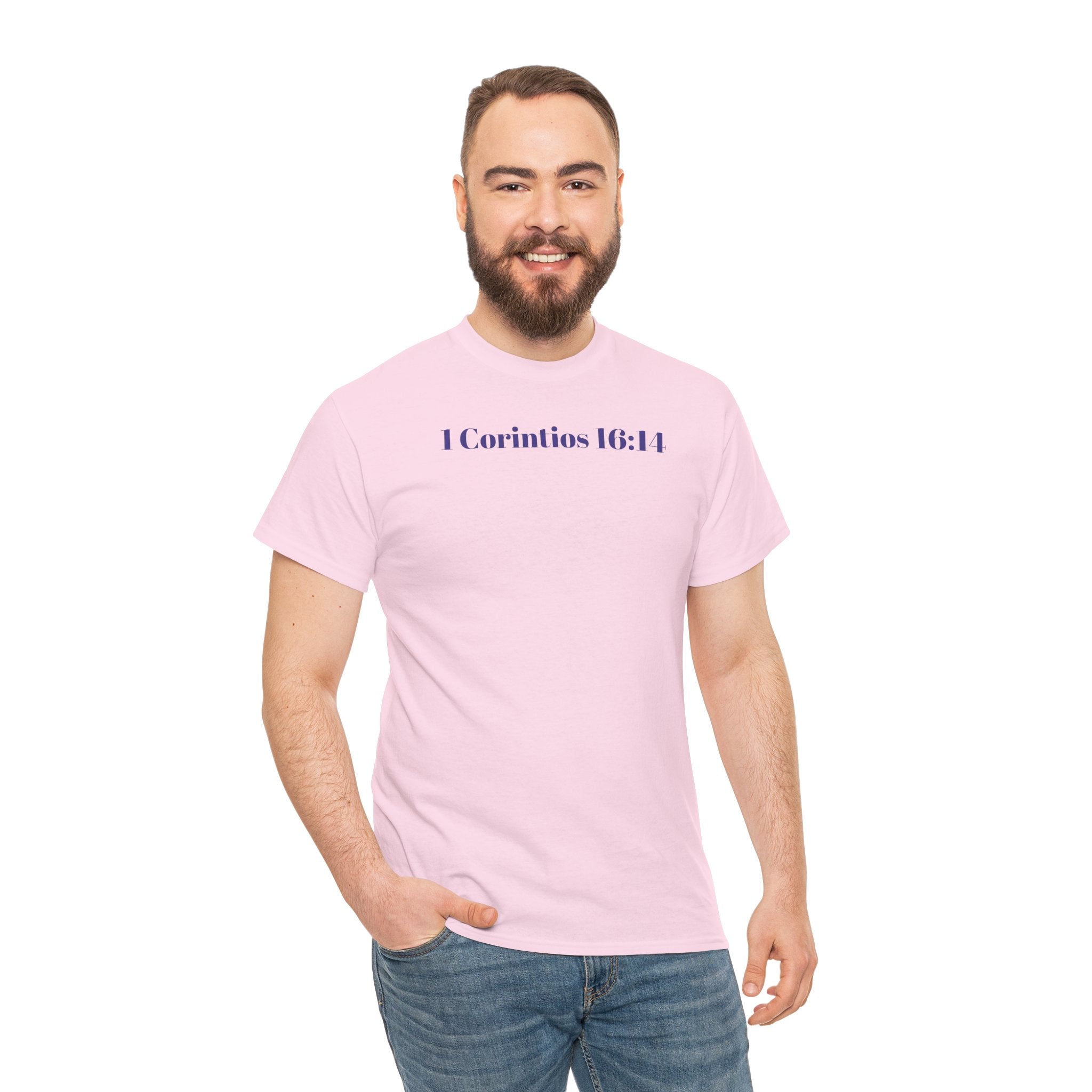 Do Everything in Love" 1 Corinthians 16:14 Christian T-Shirt Spanish bkop3