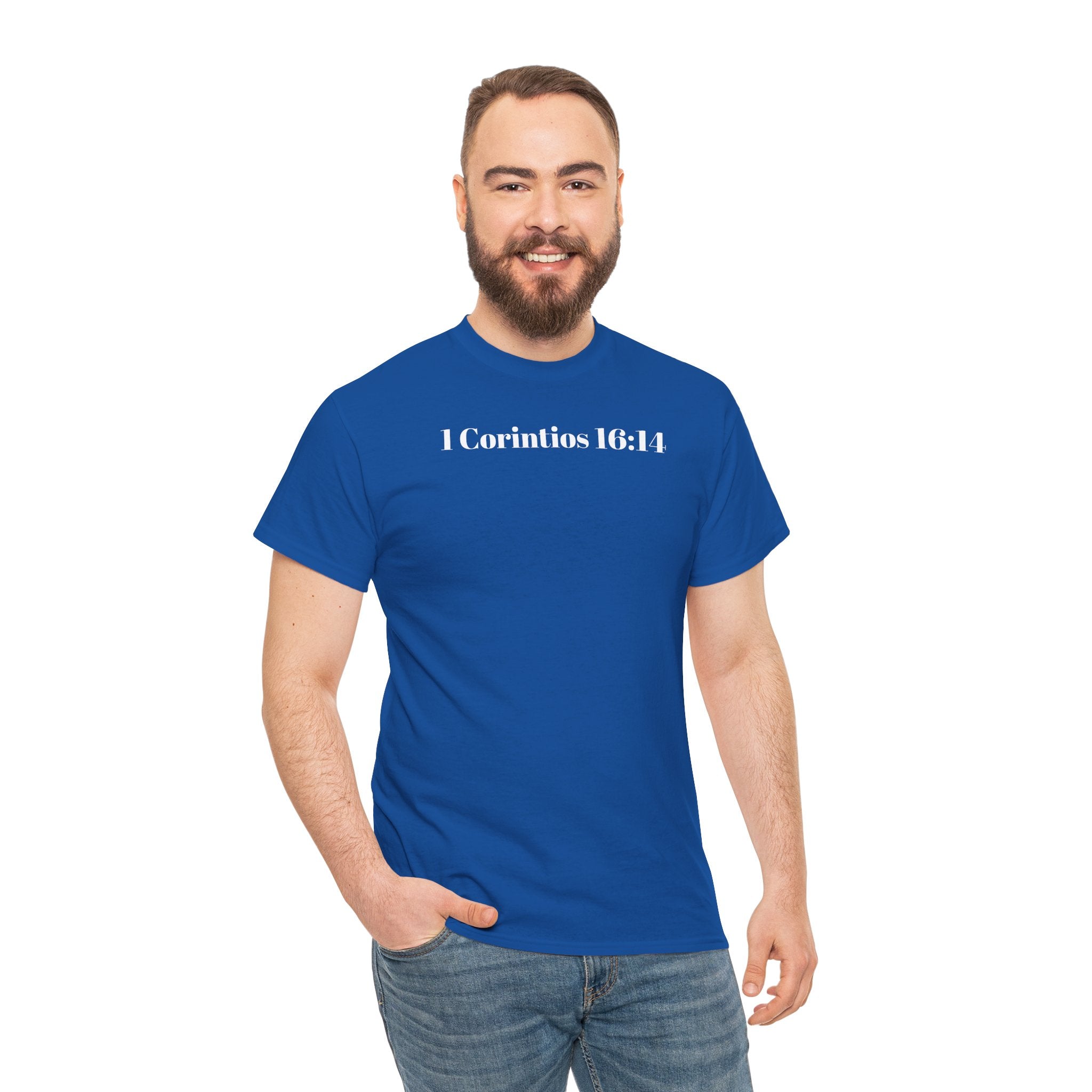 Do Everything in Love" 1 Corinthians 16:14 Christian T-Shirt Spanish bkop2