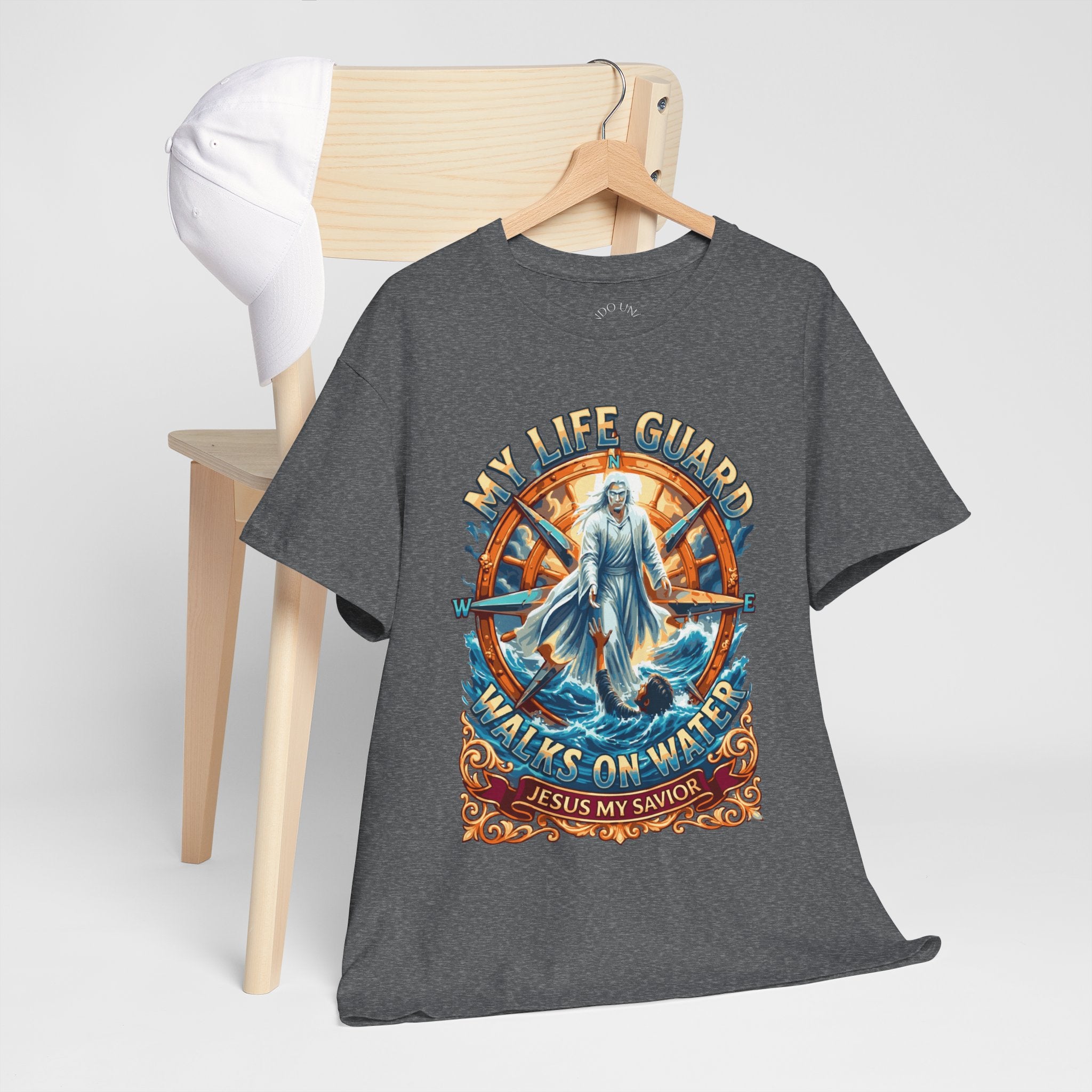 My Life Guard Walks On Water Unisex Heavy Cotton Tee