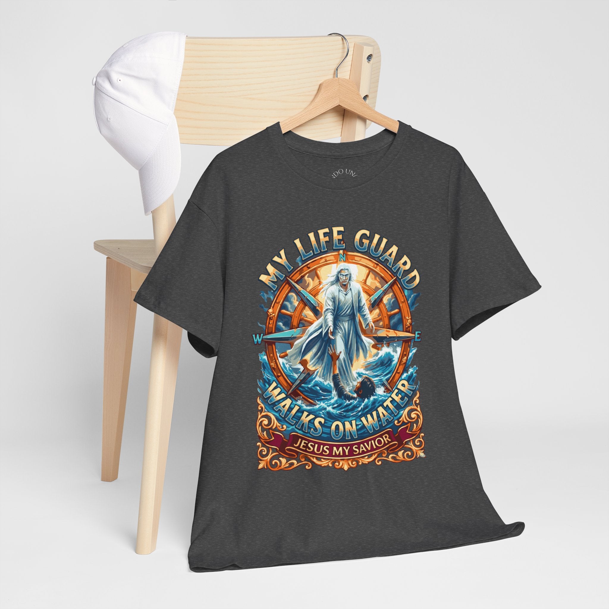 My Life Guard Walks On Water Unisex Heavy Cotton Tee