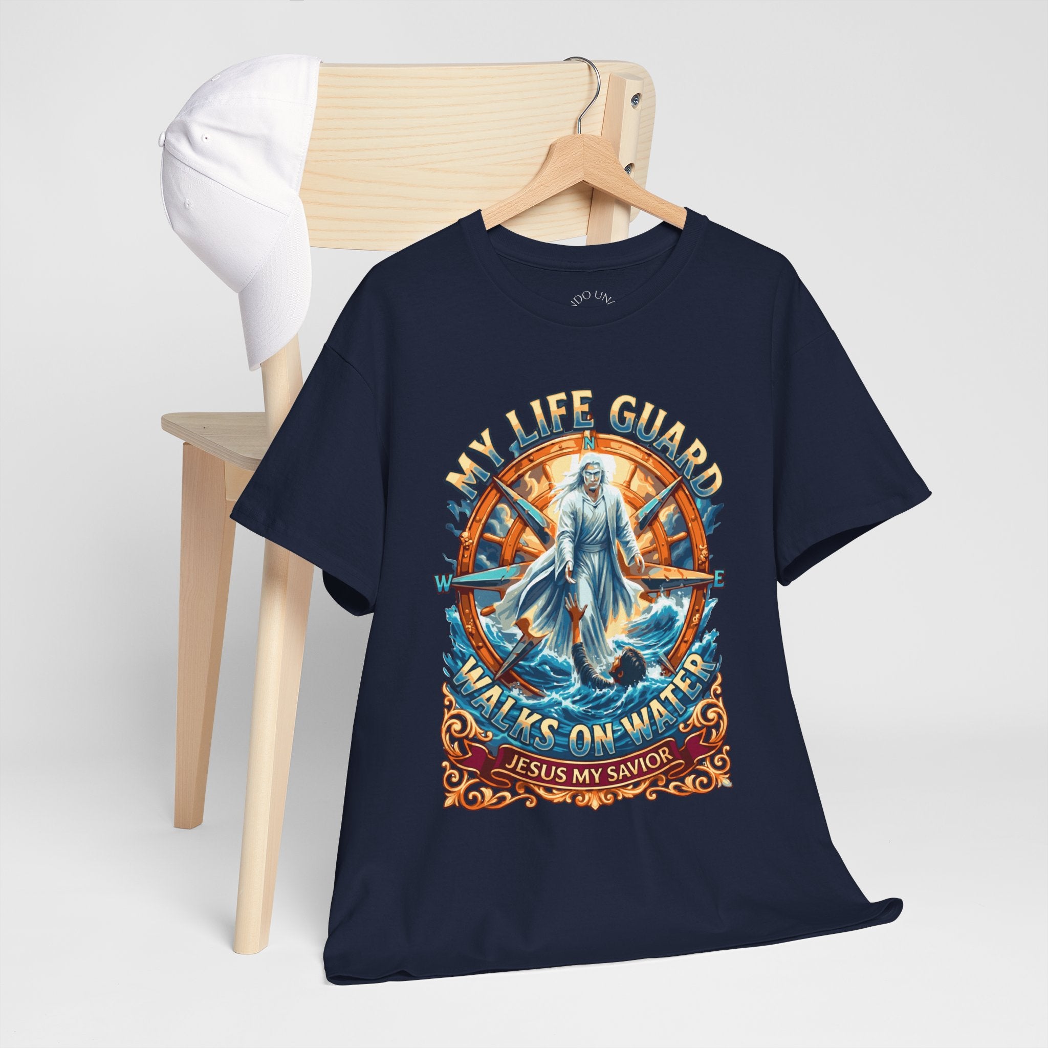 My Life Guard Walks On Water Unisex Heavy Cotton Tee