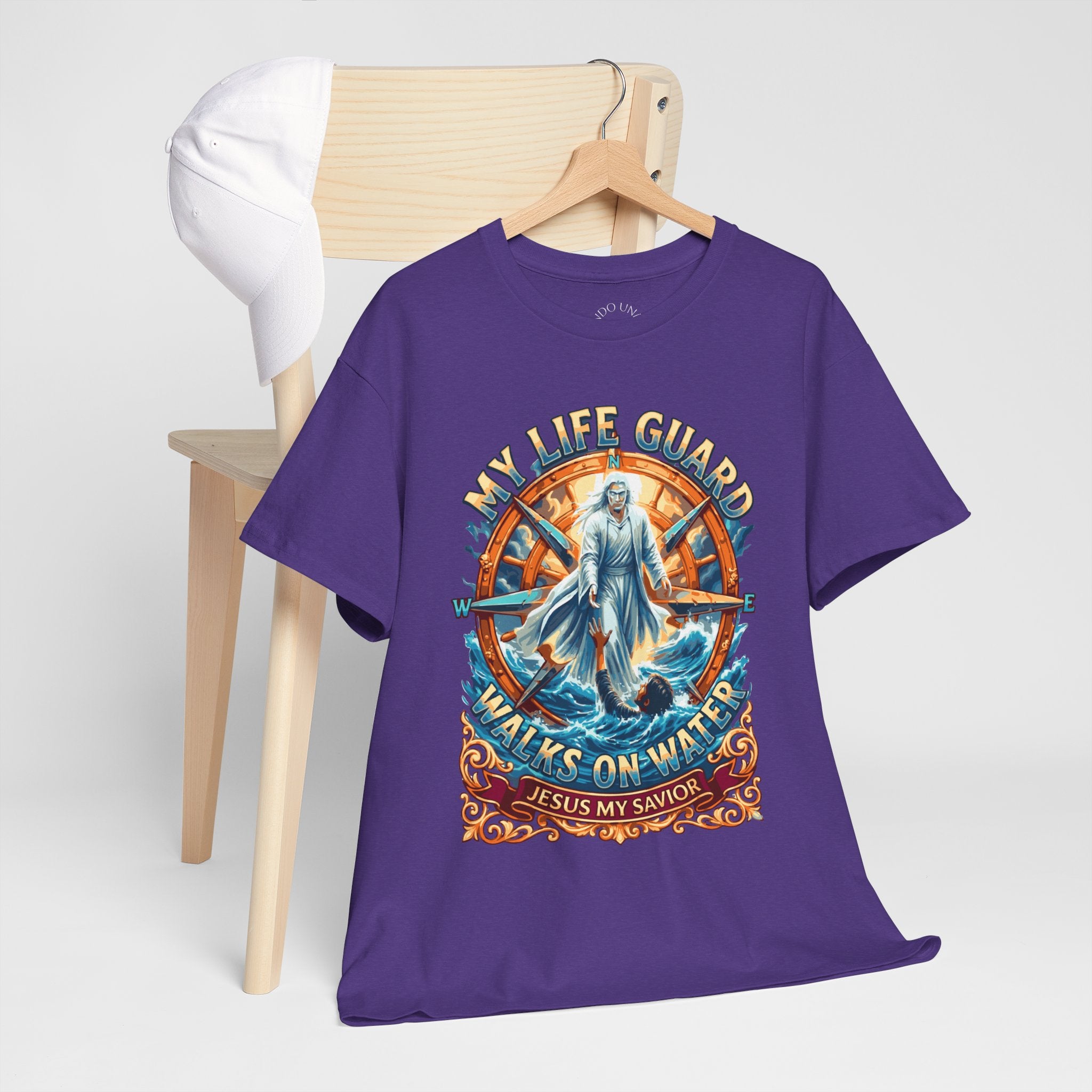 My Life Guard Walks On Water Unisex Heavy Cotton Tee