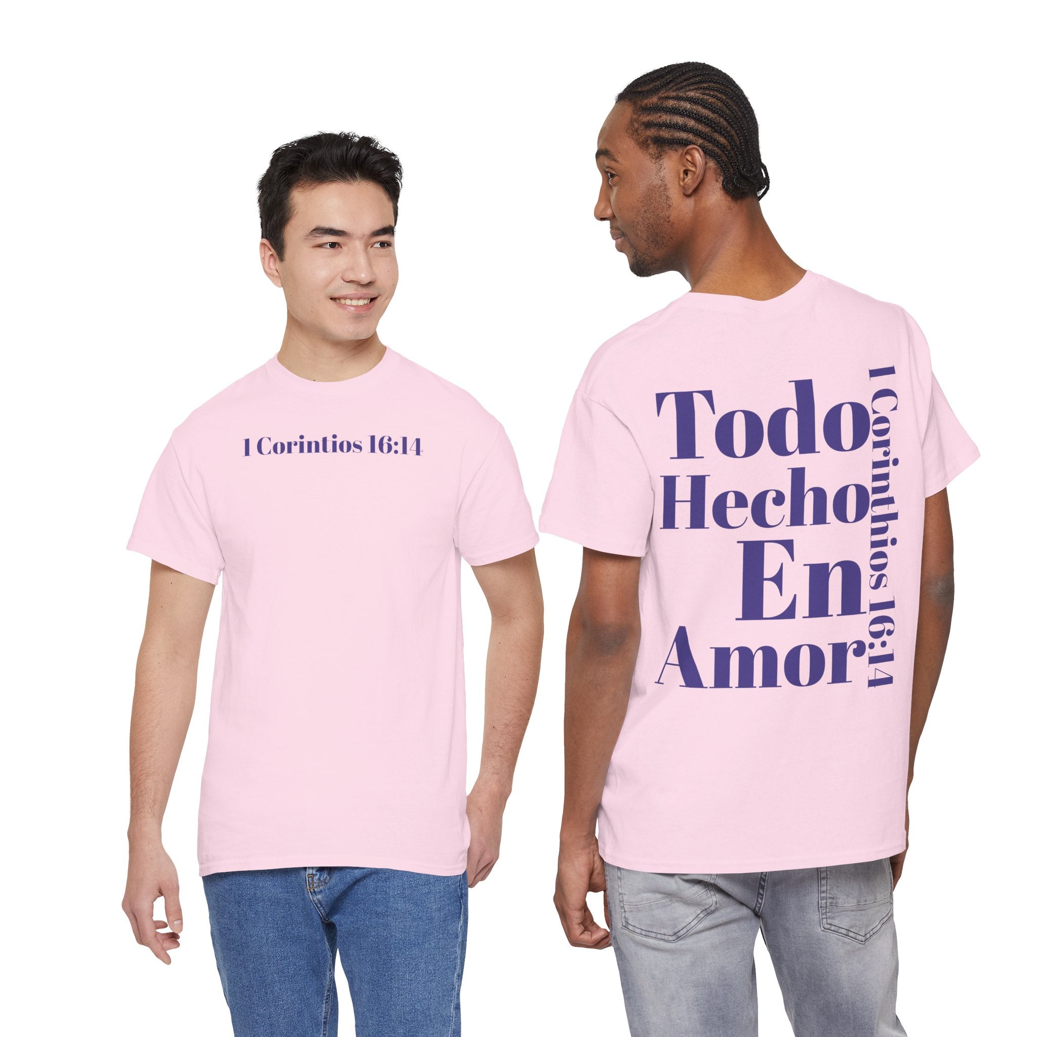 Do Everything in Love" 1 Corinthians 16:14 Christian T-Shirt Spanish bkop2