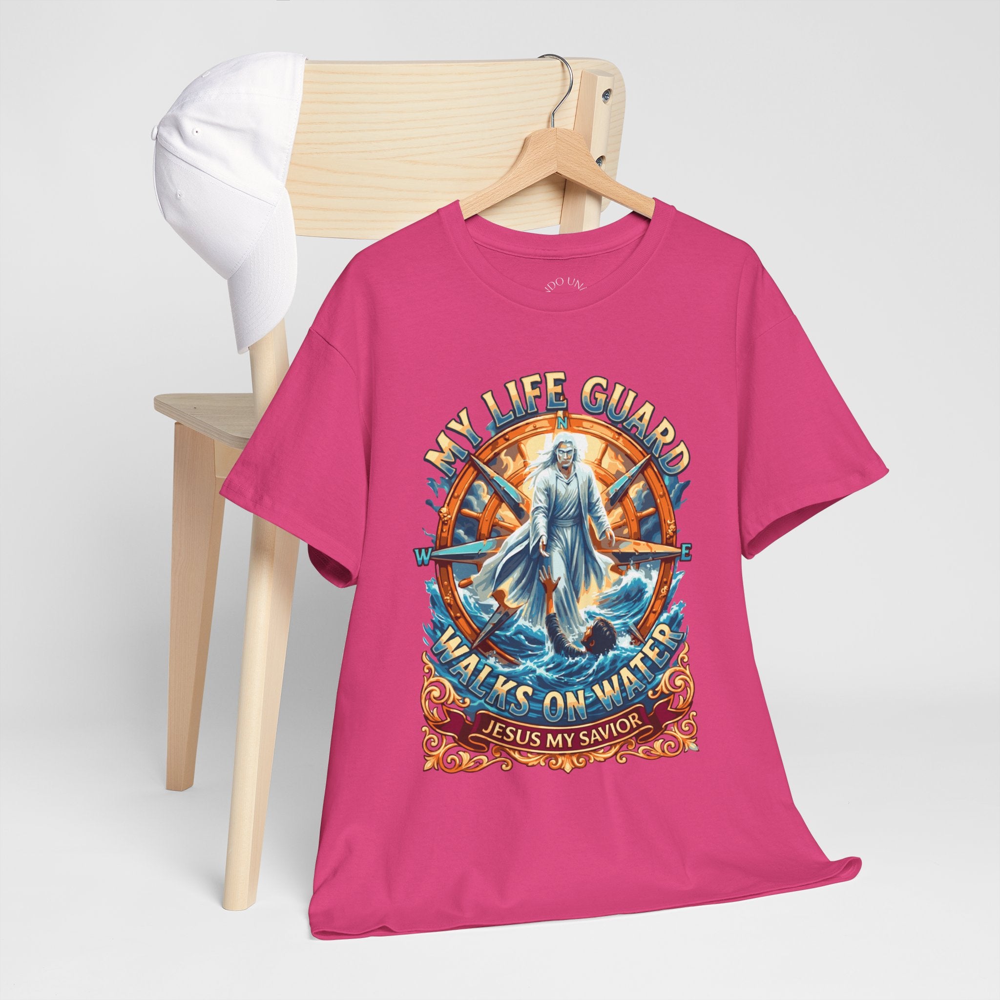 My Life Guard Walks On Water Unisex Heavy Cotton Tee