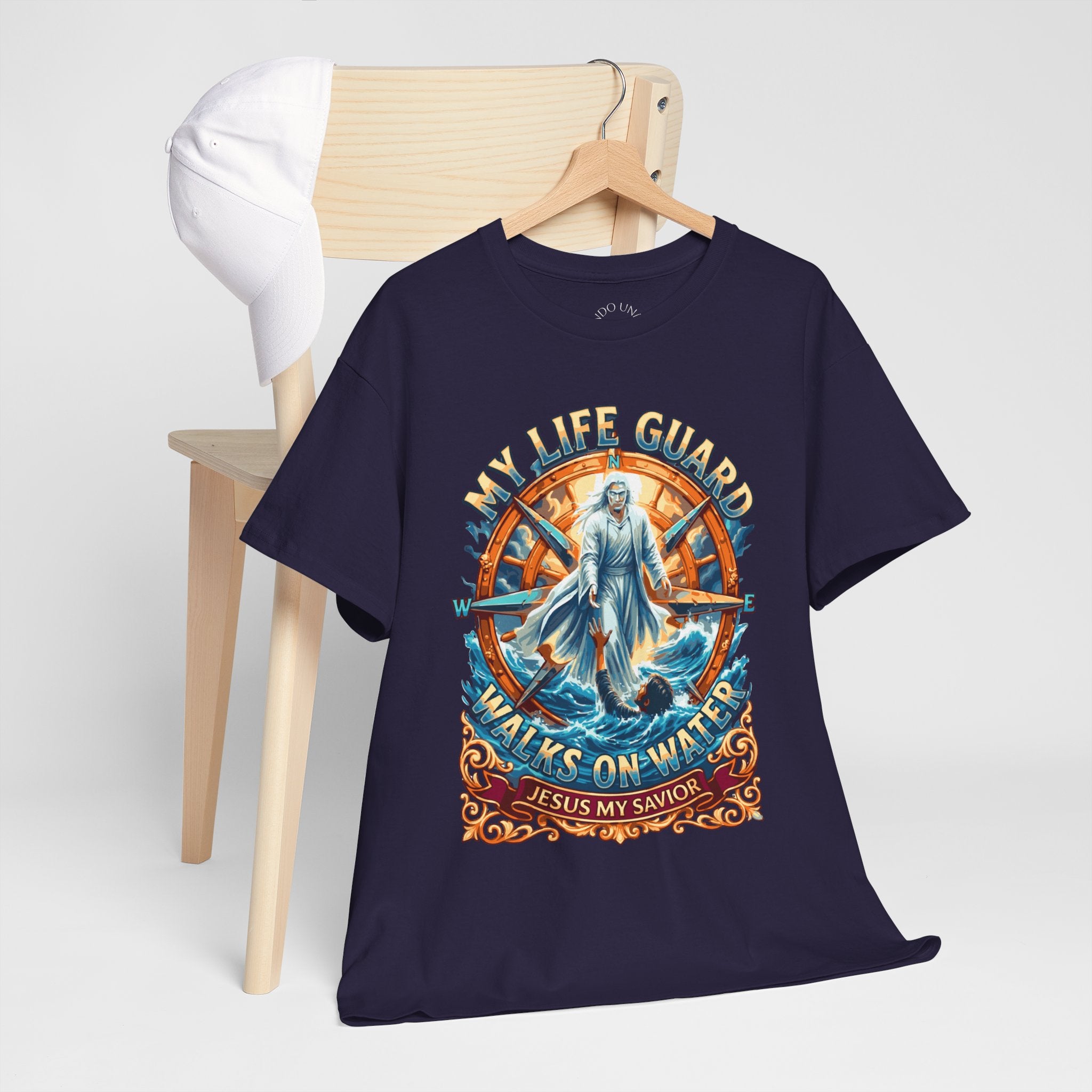My Life Guard Walks On Water Unisex Heavy Cotton Tee