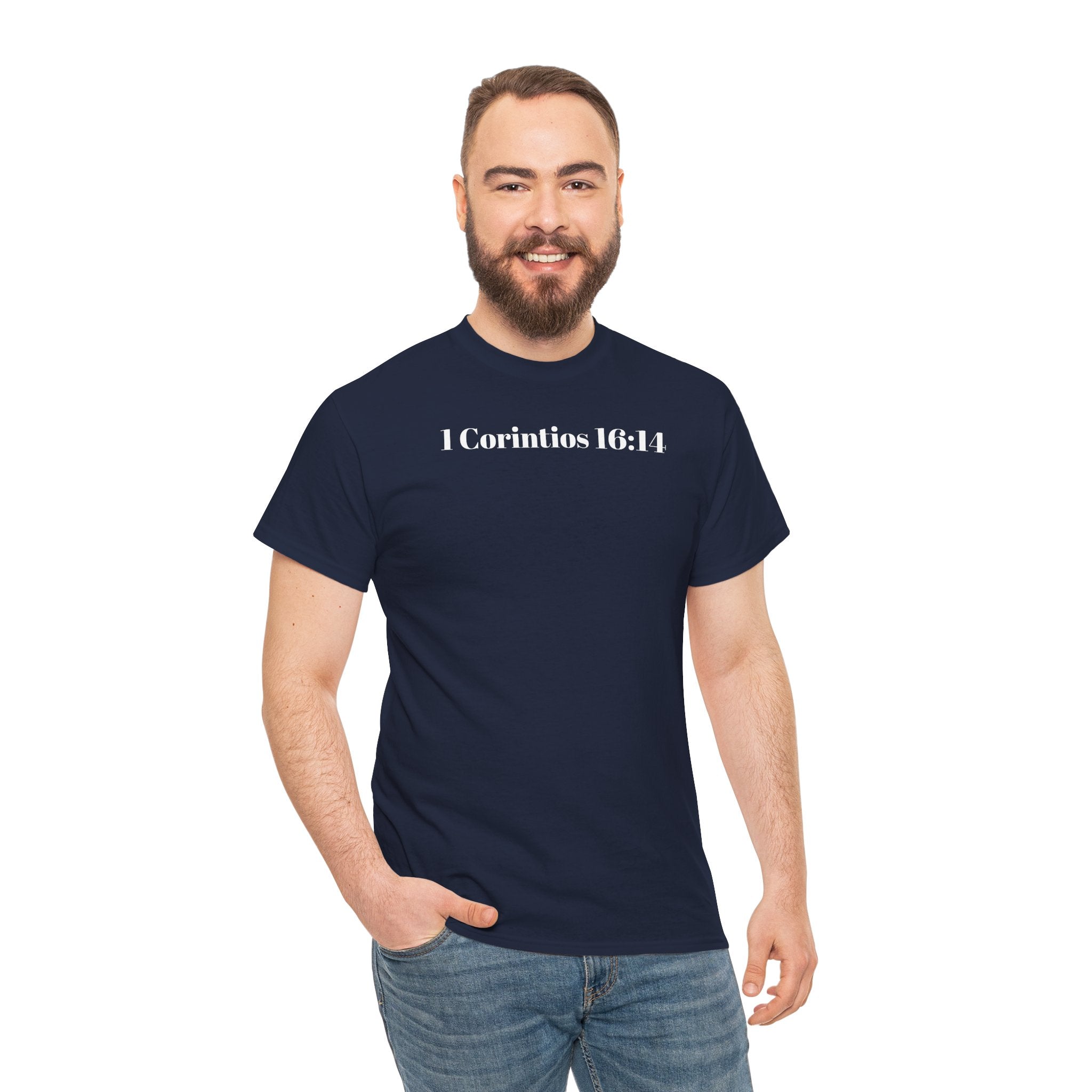 Do Everything in Love" 1 Corinthians 16:14 Christian T-Shirt Spanish bkop3